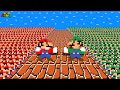 King Rabbit: If 100 Tiny Mario vs 100 Tiny Luigi in Super Mario Bros?