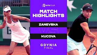 Maryna Zanevska vs. Kristina Kucova | 2021 Gdynia Final | WTA Match Highlights