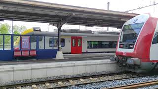 SNCB Desiro 8536 leaving Arlon towards Luxembourg