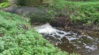 5 Bogenbrücke über Seseke und Derner Bach Mündung in Kamen - Ex Köttelbecke