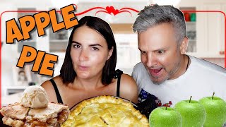 Brits Try American [APPLE PIE] For The First Time!