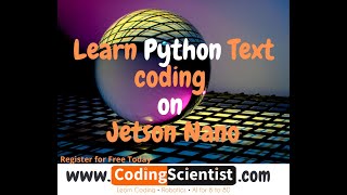 Lesson 14 β Python Coding on Jetson Nano β Multiple Value Variable