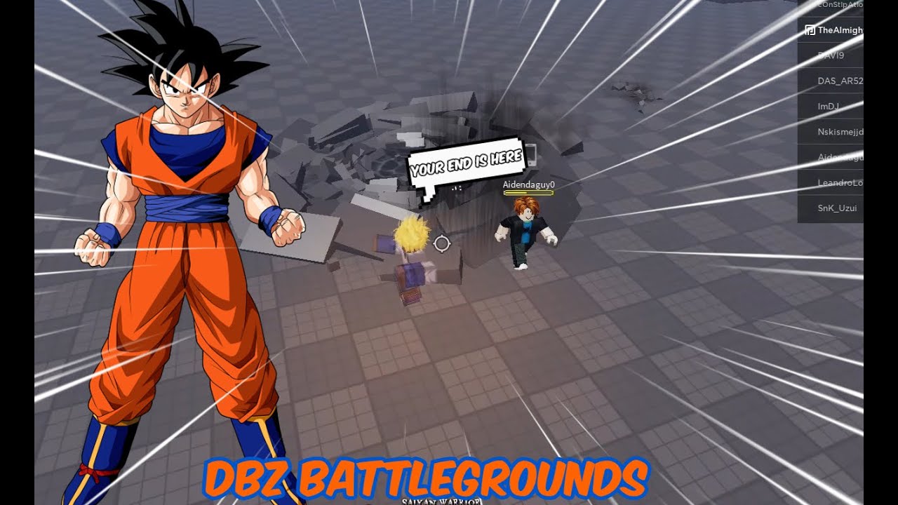 Punching People Up On DBZ Battlegrounds - YouTube