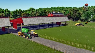 FS25 - Map Riverbend Springs 003 - Forestry, Farming and Construction - LS25