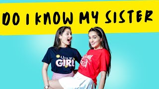 How well do I know my sister challenge|sharmasisters| Youtube shorts|tanya sharma|krittika M Sharma