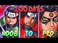 Spent 100 days Going From Noob To HASHIRAMA SENJU In Shindo Life! | Rellgames