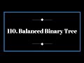 Balanced Binary Tree | Leetcode 110 | Java solution | Explanation in Hindi