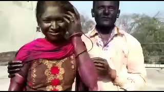 Husband Wife Black putai holi