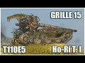 Grille 15, T110E5 & Ho-Ri Type I • WoT Blitz Gameplay