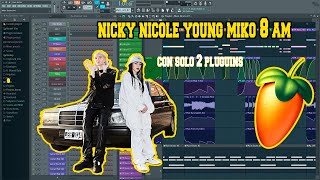 instrumental type Nicki Nicole, Young Miko 8AM @eldelasbeatz