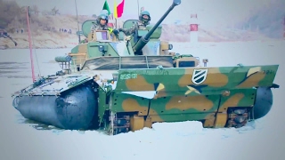 ROK Army - Armoured Vehicles Frozen River Crossing [1080p]