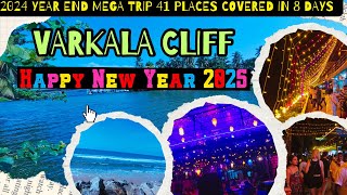 Day 1 in Thiruvananthapuram, Varkala Cliff #2024 Year END Mega Trip Kerala and Tamilnadu