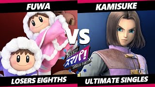 Sumapa 73 Top 8 - Kamisuke (Hero) Vs. Fuwa (Ice Climbers) SSBU Ultimate Tournament