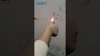 Qibo Technology's ultra transparent PC sheet flame retardant test #flameretardant #flameresistant