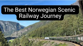 Experience the MOST BREATHTAKING Train Ride on Norway's Flam Railway (Flåmsbana)! - 4K video