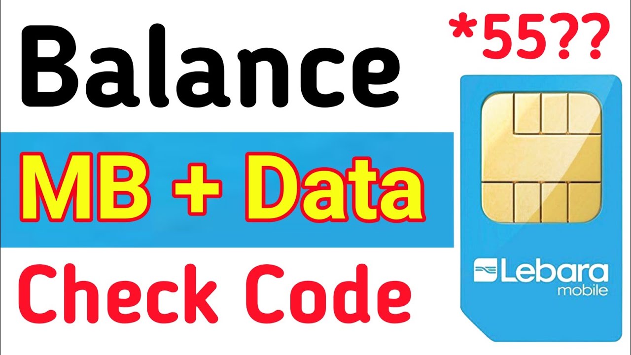 Lebara Mb Check Code Lebara Data Check Code Lebara Balance Check