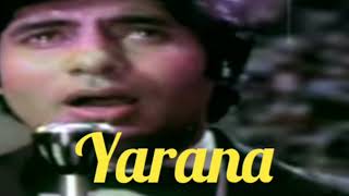 Tere jaisa yar kahan kahan aisa...full Song@Yarana, Amitabh Bachchan/Kishore Kumar.