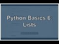 Python List and List Manipulation
