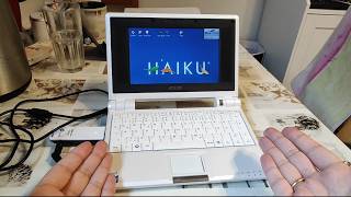 Haiku Beta 5 on Asus Eee PC 701 4G