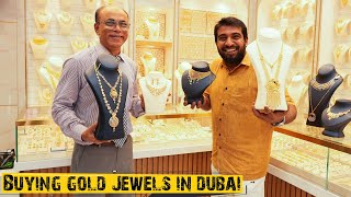 Gold Jewels Buying @ Dubai Gold Souk | Tamil Nadu Jewellers | Jabbar Bhai Vlog....