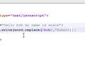 Javascript Tutorial - 21 - replace