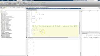 MATLAB Tutorial Lesson #05a: While Loop Examples in MATLAB