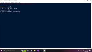 How to Draw the Letter "C" with Python Turtle.🐢🐢🐢