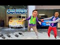 Car Repair Shop Mr. Joe Washes Car VS Mr. Joker on Dirty Camaro Kids Video