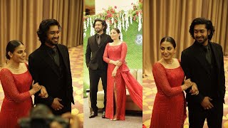 Actress Mythili Wedding Reception |ചുവപ്പ് ഗൗണിൽ അതീവ സുന്ദരിയായി വിവാഹ റിസപ്ഷനിൽ നടി മൈഥിലി