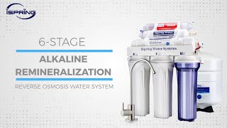 Best-Seller | iSpring RCC7AK NSF Certified Under Sink Reverse Osmosis System with Alkaline Filter