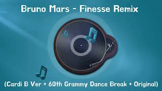 Bruno Mars - Finesse Remix (Cardi B Ver + 60th Grammy Dance Break + Original)