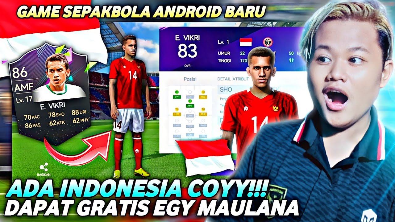 AKHIRNYA DAPET EGY MAULANA GRATIS DI GAME BOLA BARU TOTAL FOOTBALL ...