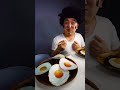 Black Bean Noodle, fried egg Mukbang | Impressive Videos | HUBA #shorts