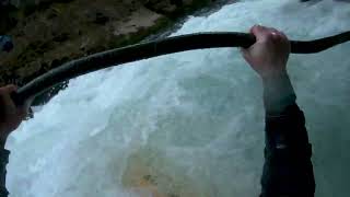 Scary near death whitewater kayaking