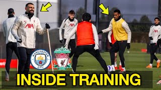 Liverpool Team Fully Focused on MAN CITY Game | Inside Training Today