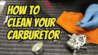 How To Clean Your Carburetor  #3