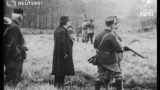 FRANCE / HUNTING: Shoot given by President Doumergue (1925)