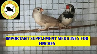 IMPORTANT SUPPLEMENT MEDICINES FOR MY FINCHES | FINCHES SUPPLEMENT | FINCHES MEDICINES | தமிழ் |