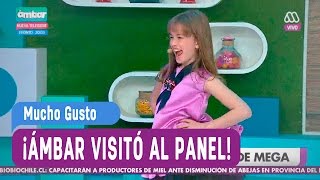 Ámbar visitó al panel - Mucho Gusto 2016