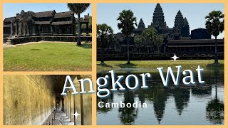 Angkor Wat អង្គរវត្ត - UNESCO World Heritage Site - Manmade Wonder Of The World - Cambodia 2024