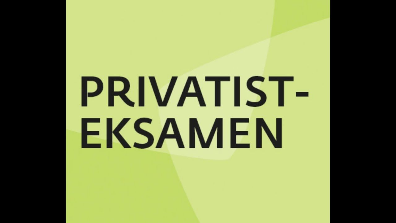 Tips Til Muntlig Eksamen - Privatisteksamen - YouTube