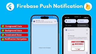 Flutter Firebase Push Notification Foreground and Background