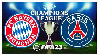 PSG vs BAYERN - Champions League - Fifa 23 Gameplay Highlights (No Commentary)