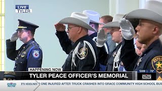 Peace Officer’s Memorial held in Tyler to honor fallen Smith County officers
