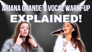 HOW DOES ARIANA GRANDE WARM UP HER VOICE? | Vocal Coach Reacts!