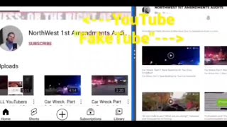 Copyright Infringement? You Decide. AKA FakeTube Exposed By NorthWest 1st Amendment Audits.