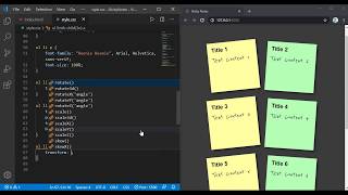 CSS Sticky Notes Effect and Animation (no javascript)