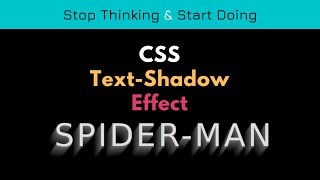 CSS Text-Shadow effect. CSS Tricks