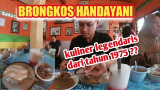 BRONGKOS HANDAYANI YOGYAKARTA | KULINER LEGENDARIS YOGYAKARTA