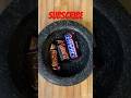 ASMR Snickers Mars Twix Minis grind in a mortar Satisfying Crushing Videos #shorts #satisfying